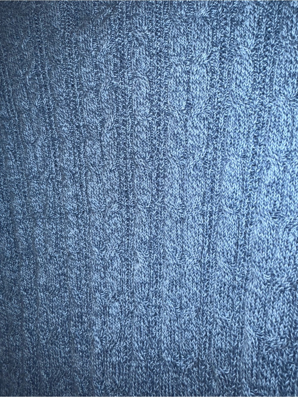 St. John's Bay Light Blue Cable Knit Crewneck Sweater